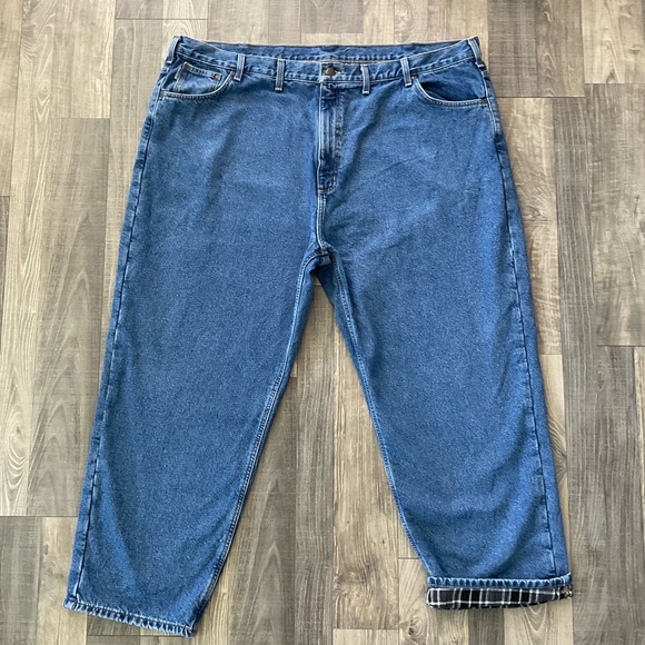 50x30 Carhartt Flannel Lined Workwear Jeans
Blue
Denim - Picture 2 of 11